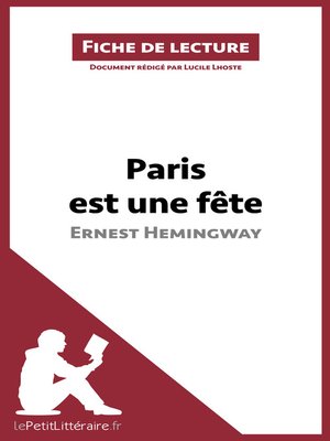 cover image of Paris est une fête d'Ernest Hemingway (Fiche de lecture)